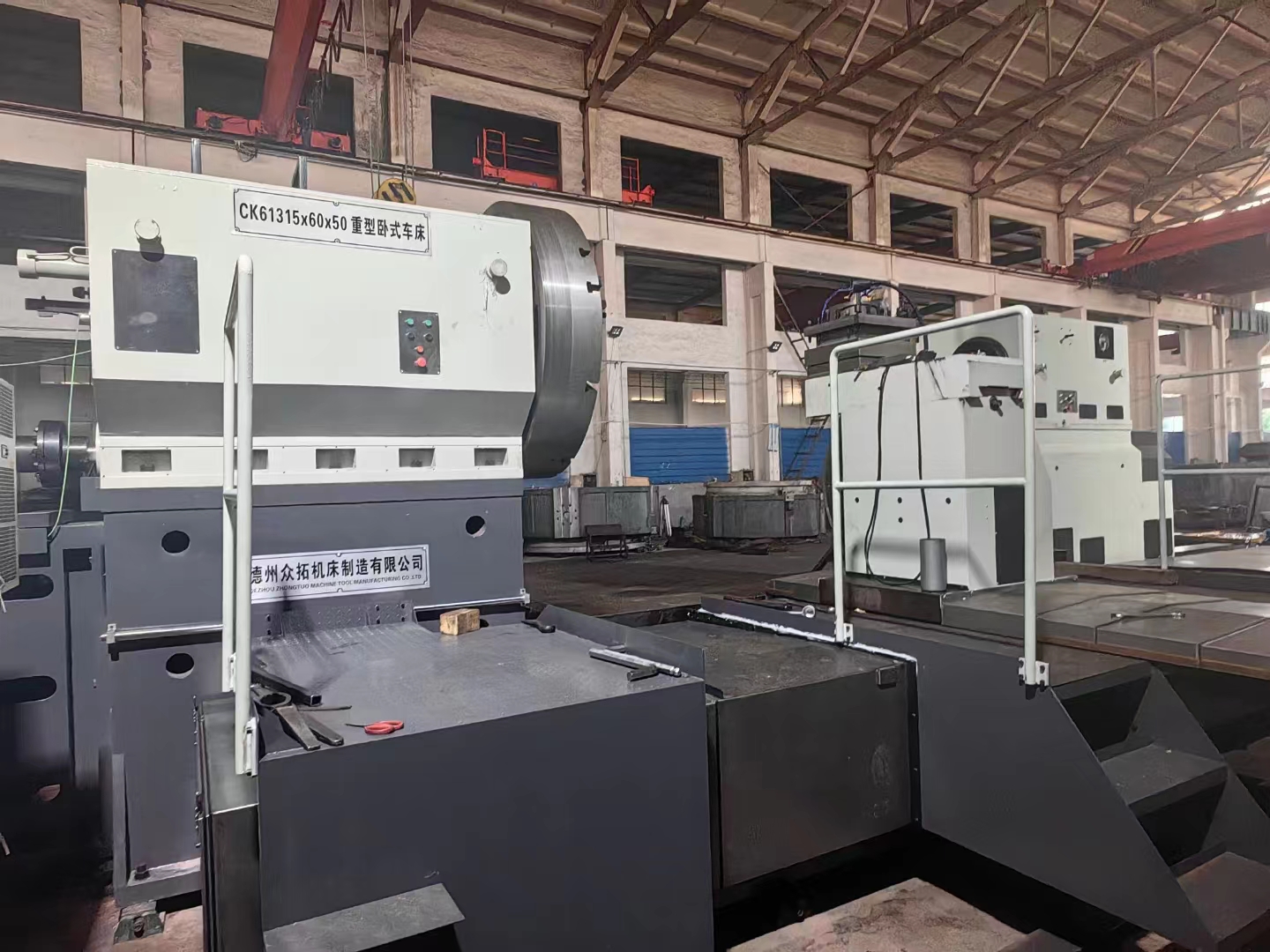 CK61220*32噸*12米到達(dá)常熟，安裝調(diào)試中